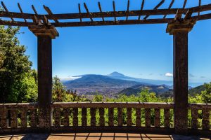 Wonderful view from Mirador Cruz Del Carmen to M. Teide on Tenerife.